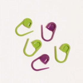 Маркеры для вязания (30 шт зеленого и фиолетового цвета)